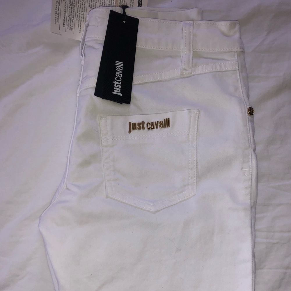 JUST CAVALLI || WHITE JEANS ||